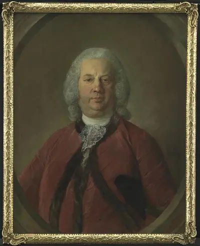 Portræt af Frederik Hansen de Liliendal (1699-1779), dansk konsul i Bordeaux, legatstifter