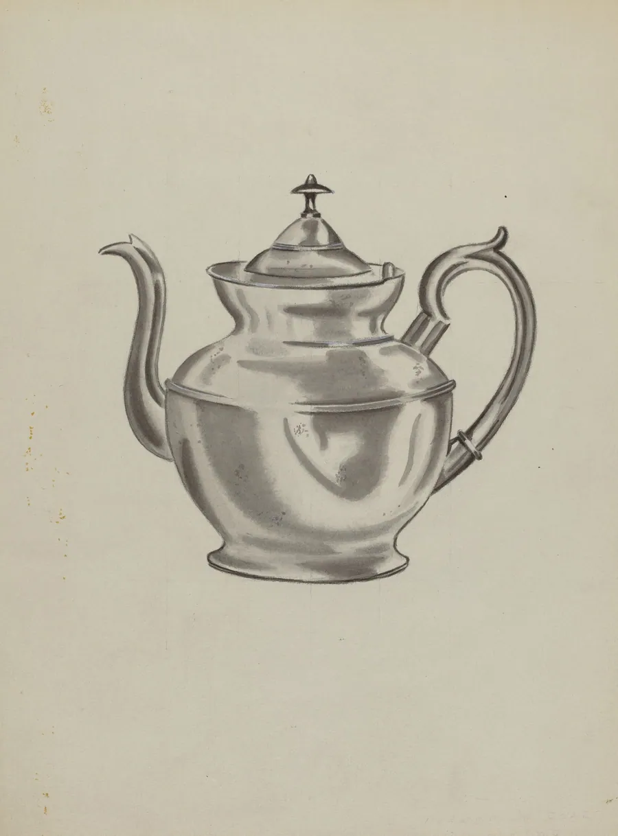 Pewter Teapot by Fred Peterson