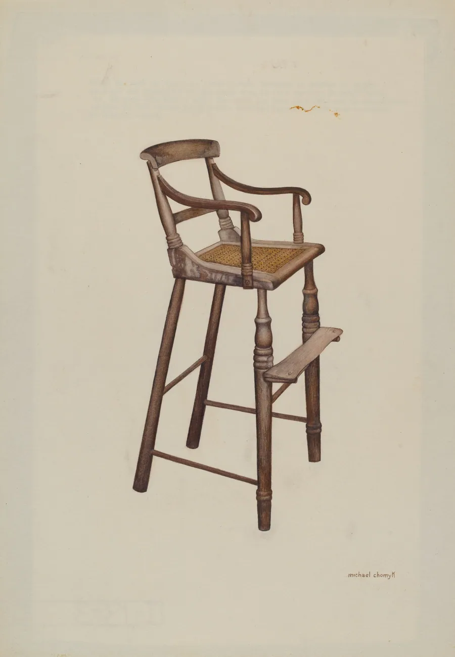 Child's High Chair by Michael Chomyk