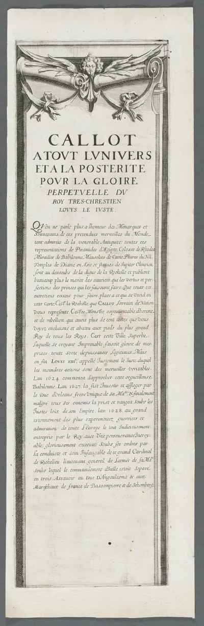 The Siege of La Rochelle: Plate 4