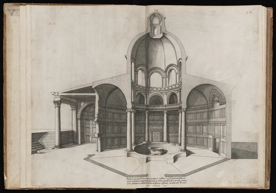 Balnei Laterani [The Lateran Baptistry] by Italian 16th Century