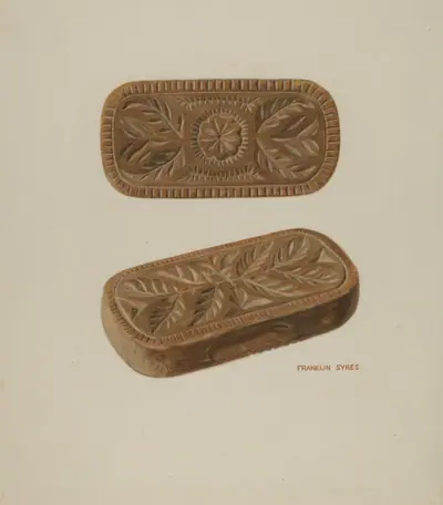 Carved Pinewood Mold