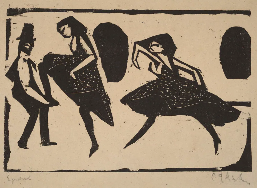 Acrobatic Dance by Ernst Ludwig Kirchner