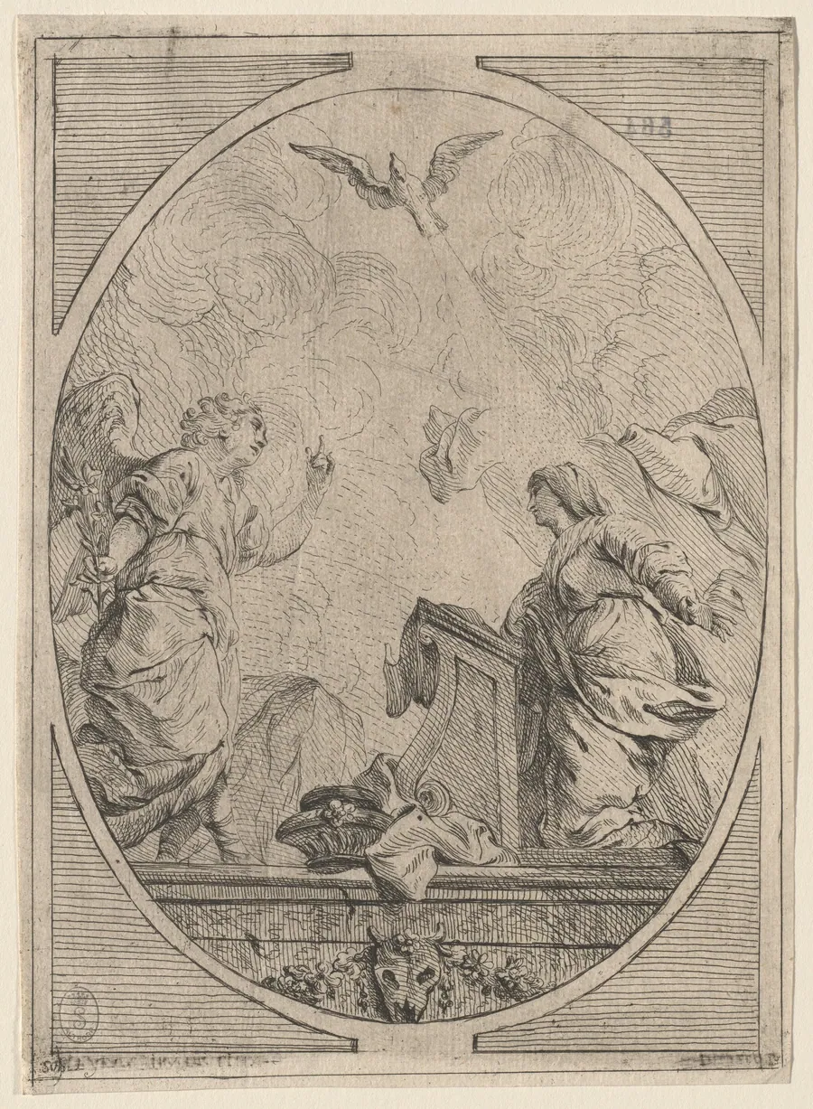 The Annunciation by French 18th Century