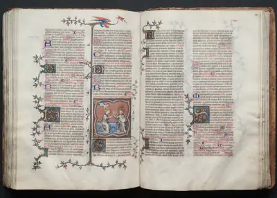 The Gotha Missal: Fol. 119v, The Coronation of the Virgin