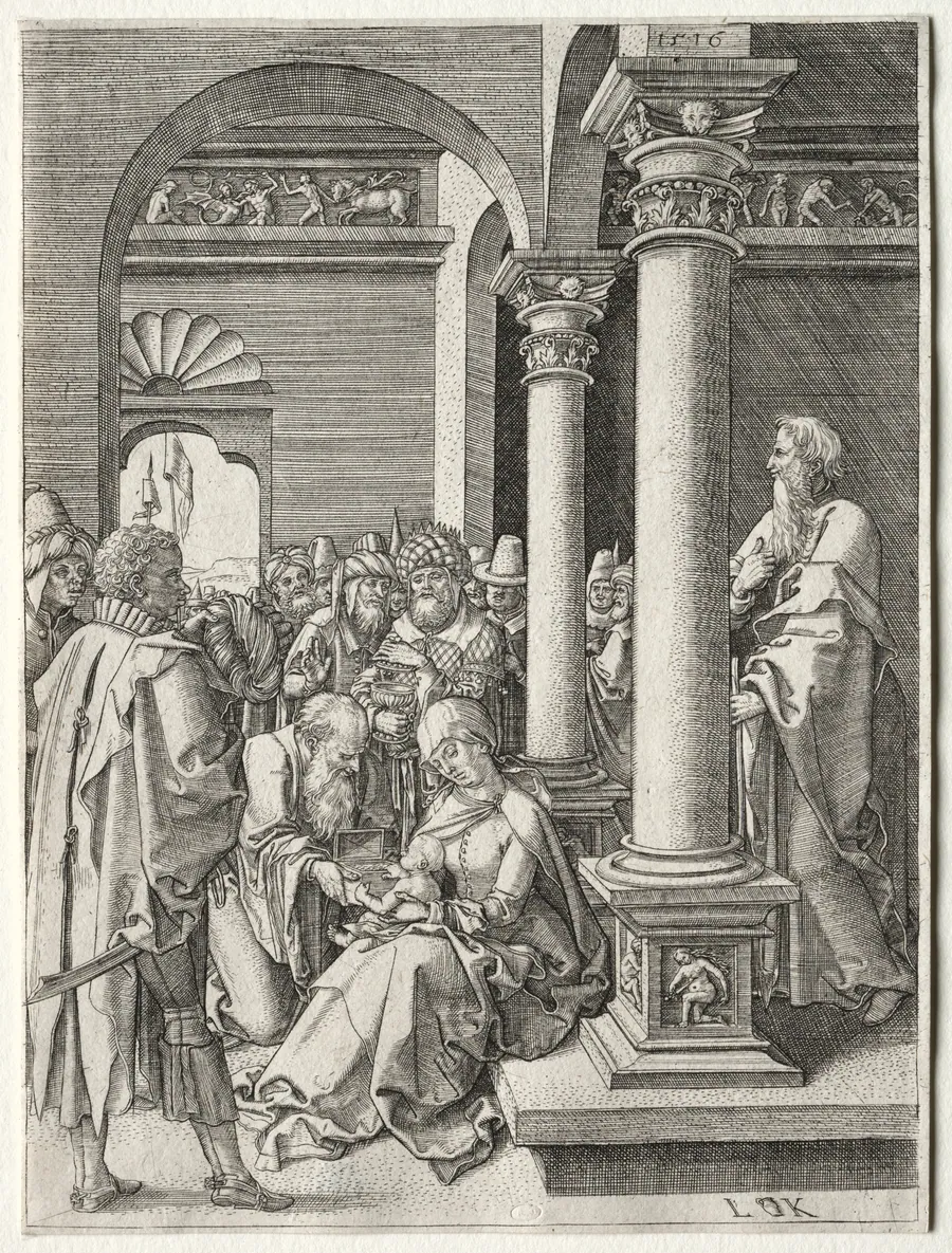 L'Adoration des Rois by Ludwig Krug