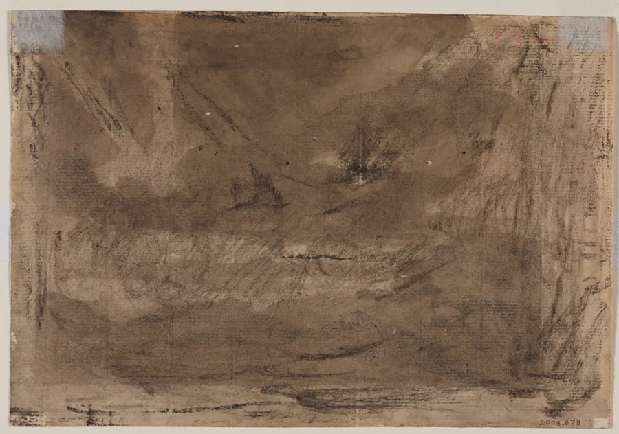 Compositional Study? (possibly for "Poussin’s Deluge") (verso) by Théodore Géricault