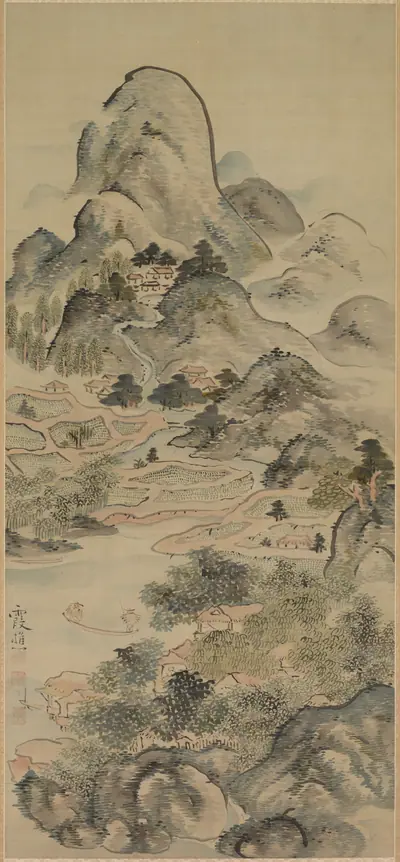 Fishing in a Springtime Valley