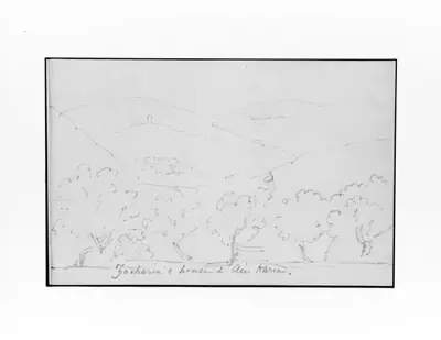 Zacharias House and Ein Karem (from Sketchbook)