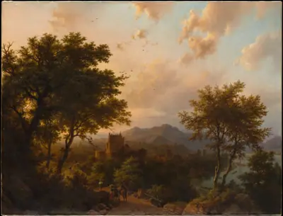Sunset on the Rhine