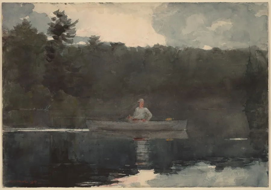 The Lone Fisherman by Winslow Homer