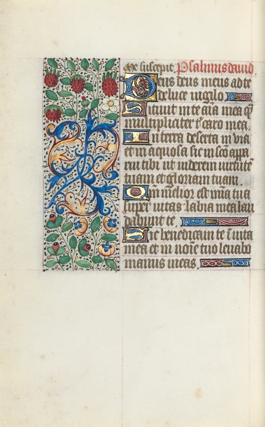 Book of Hours (Use of Rouen): fol. 137v by Master of the Geneva Latini