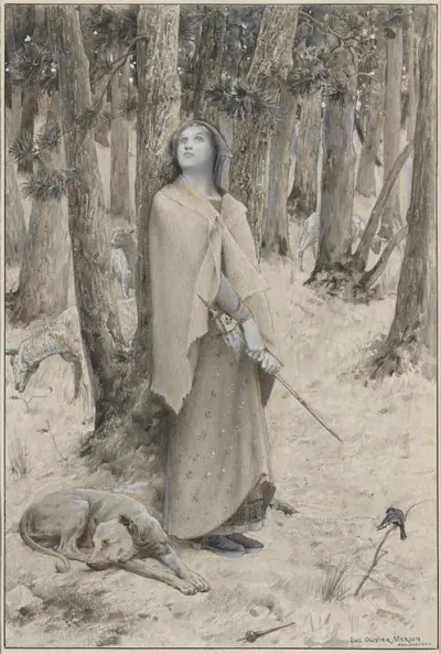 Joan of Arc Hearing the Voices