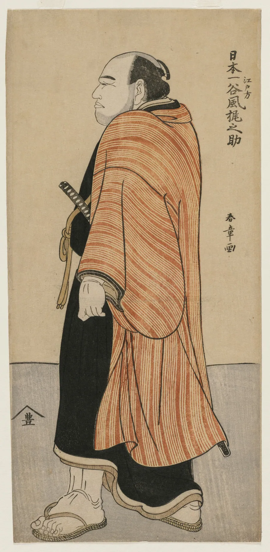 Tanikaze Kajinosuke by Katsukawa Shunshō