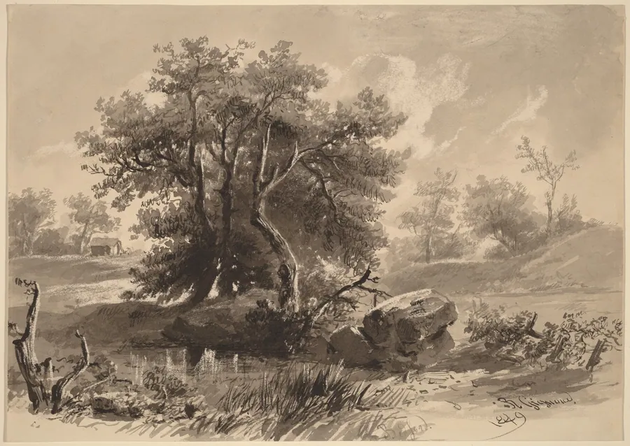 The Trees, Bedford, New York by Régis François Gignoux