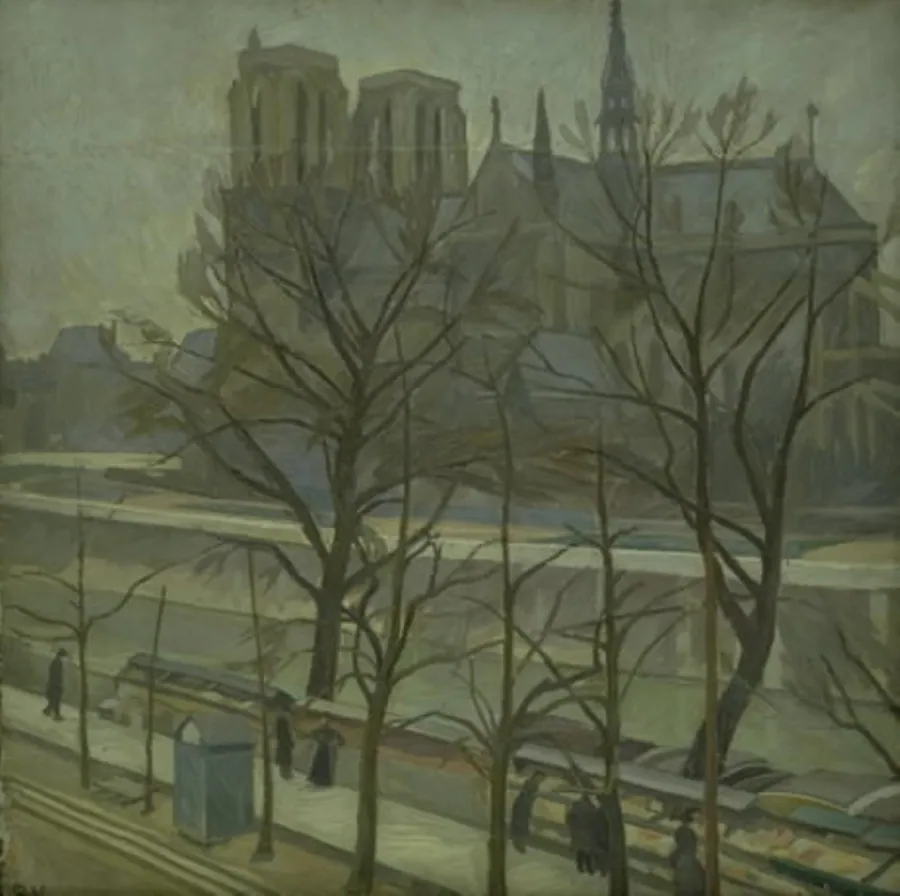 Fra Quai de la Tournelle, Paris by Edvard Weie