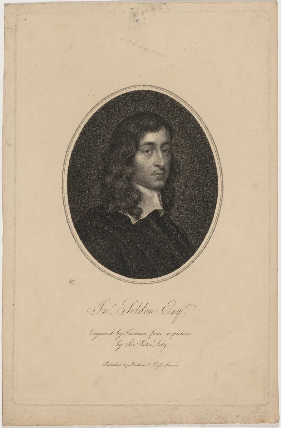 John Selden, Esquire, Jurist and Antiquary by Samuel Freeman