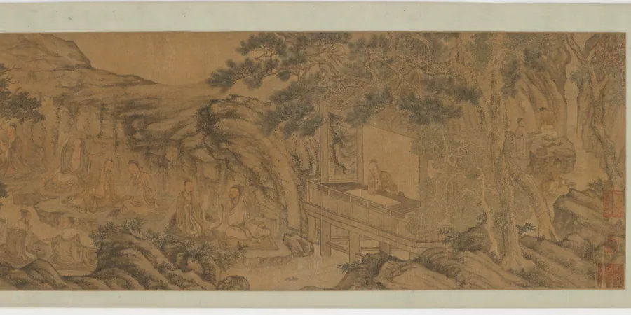 Gathering at the Orchid Pavilion by Formerly attributed to Li Gonglin (傳)李公麟 (ca. 1049-1106)