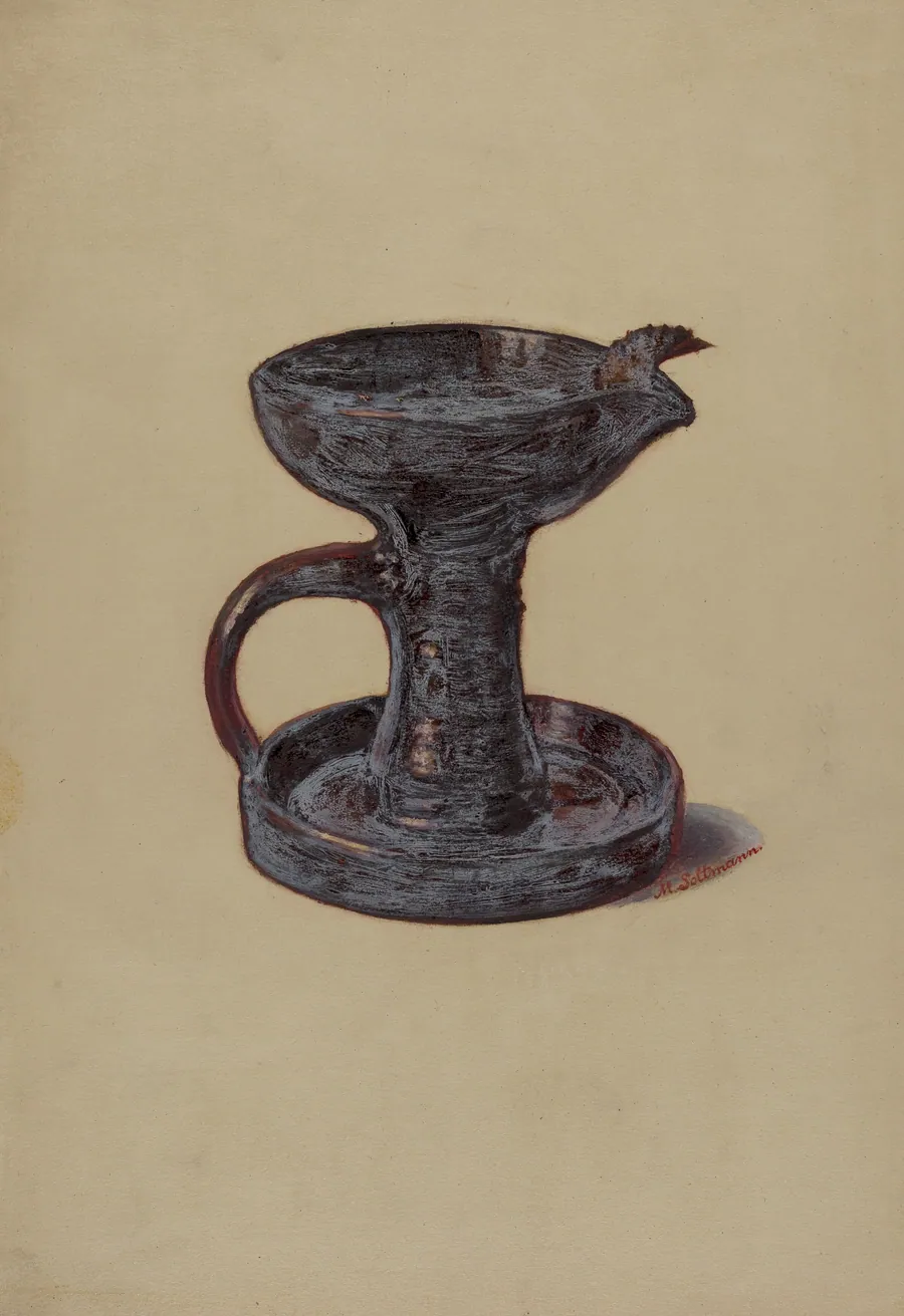 Lard Lamp by Max Soltmann