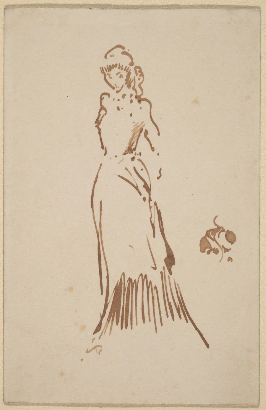 Standing Female Figure by James McNeill Whistler