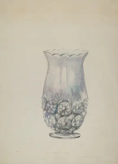 Glass Celery Dish
