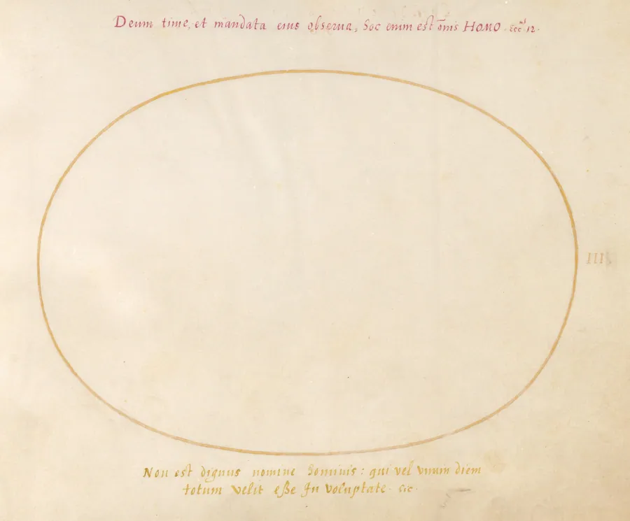 Plate 3: Empty Oval by Joris Hoefnagel