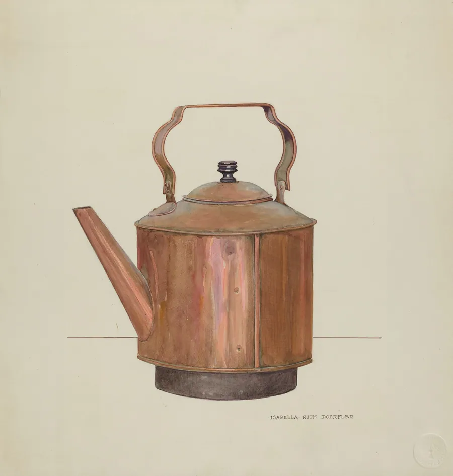 Copper Tea Kettle by Isabella Ruth Doerfler