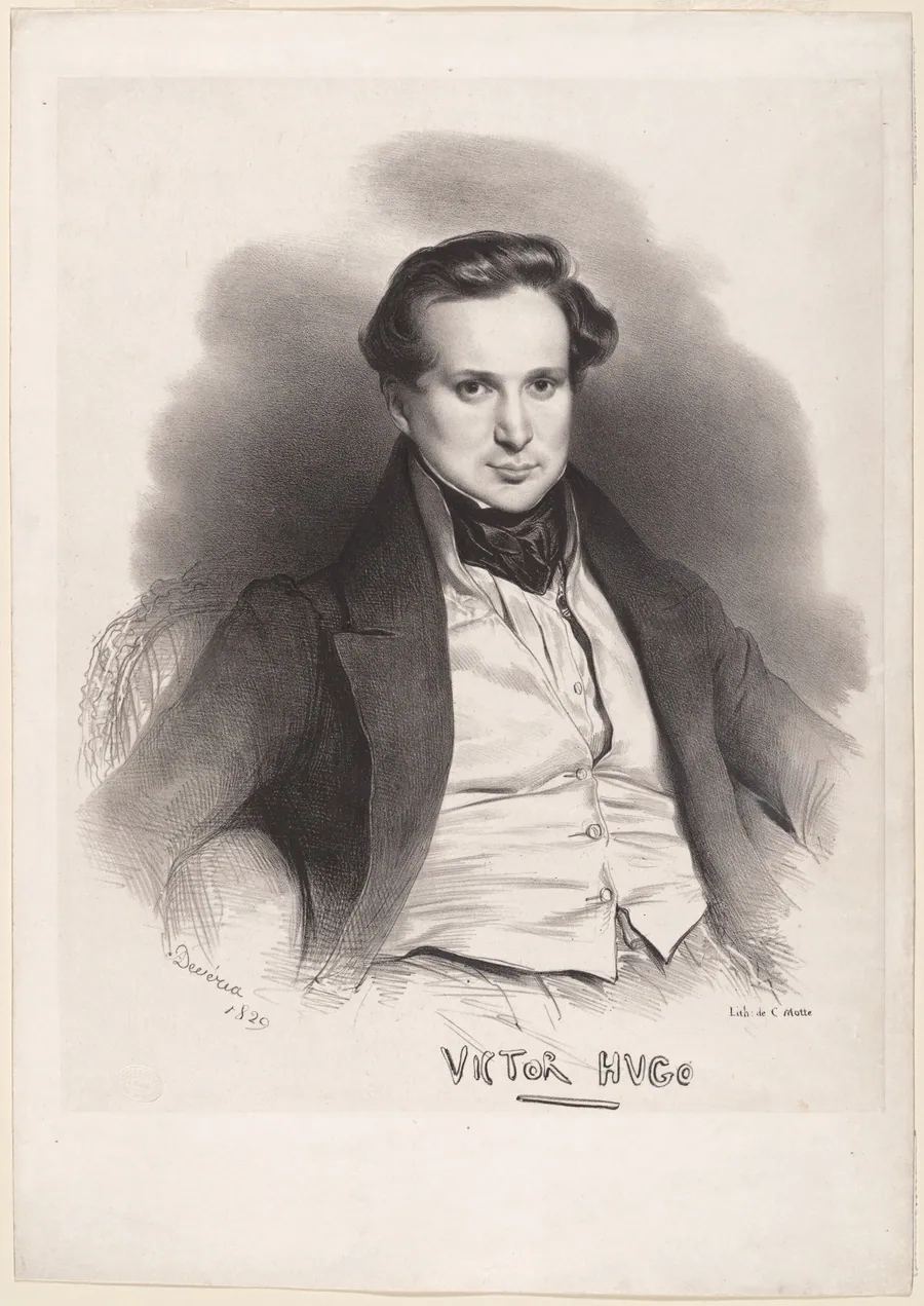Victor Hugo by Achille Devéria