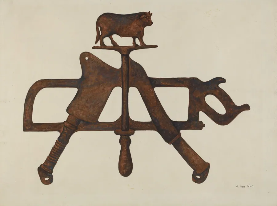 Butcher's Sign by Vera Van Voris