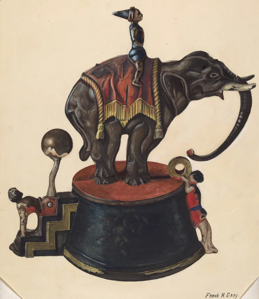 Toy Bank: Elephant by Frank Gray