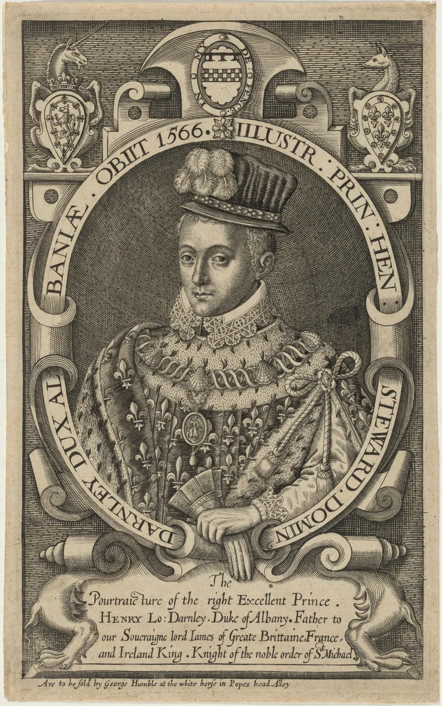 Henry Stuart, Lord Darnley by Renold Elstrack