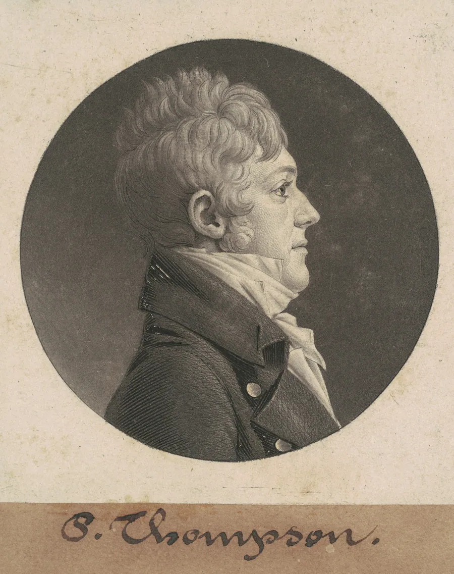 P. Thompson by Charles B. J. Févret de Saint-Mémin
