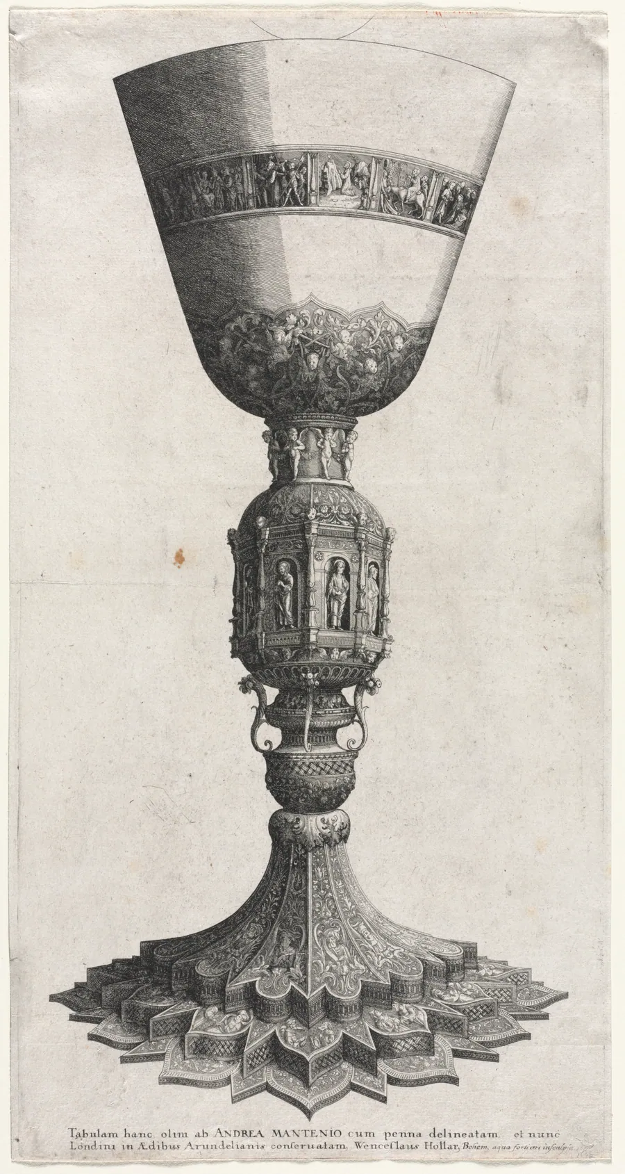 The Great Chalice Adorned with Figures by Wenceslaus Hollar