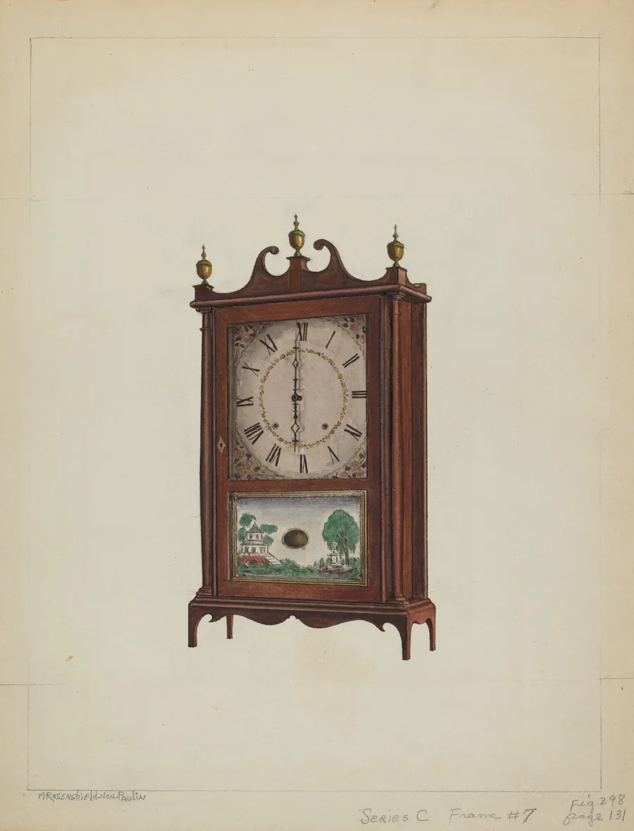 Shelf Clock by M. Rosenshield-von-Paulin