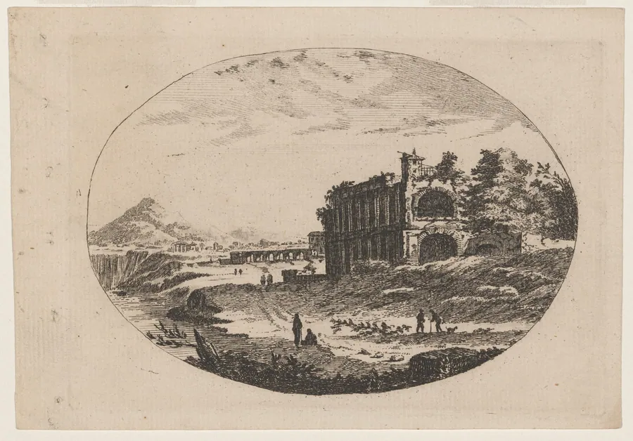 Ruined Gateway by Paul Sandby