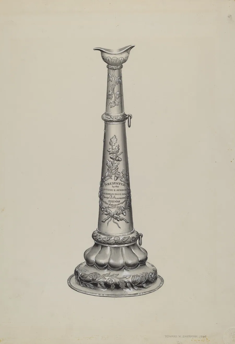 Fireman's Trumpet by Howard H. Sherman