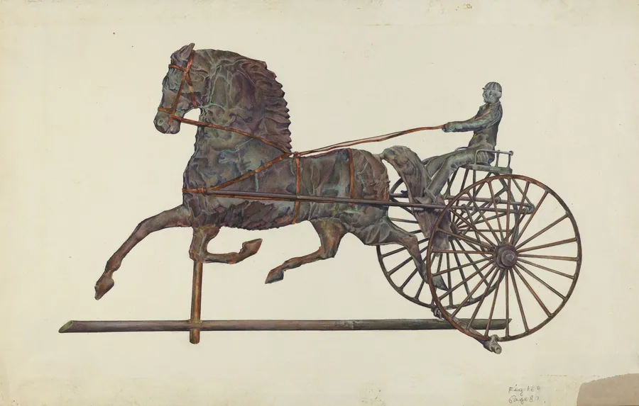 Copper Weather Vane by Victor F. Muollo