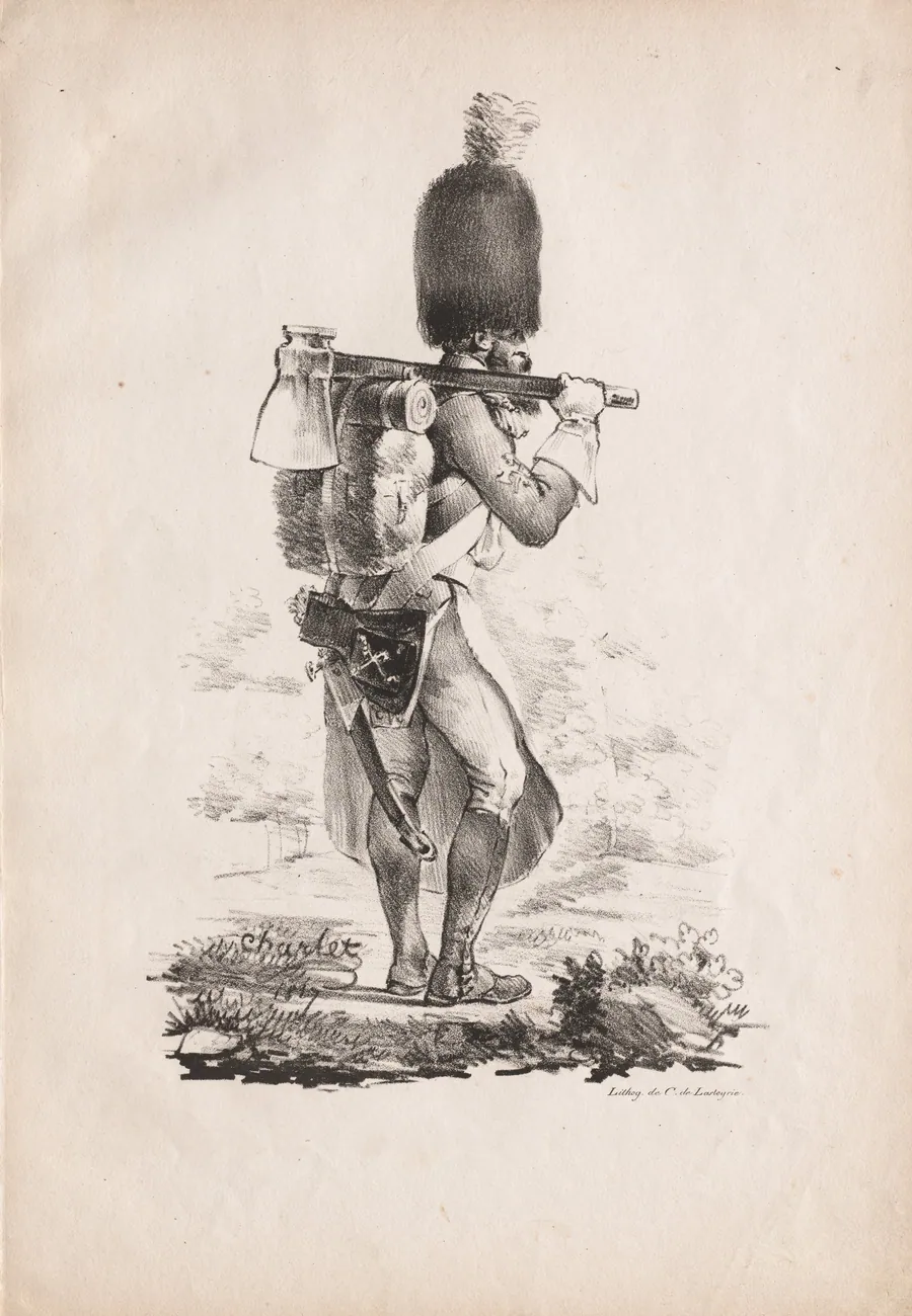 Military Costumes: Infantry Sapper by Nicolas Toussaint Charlet
