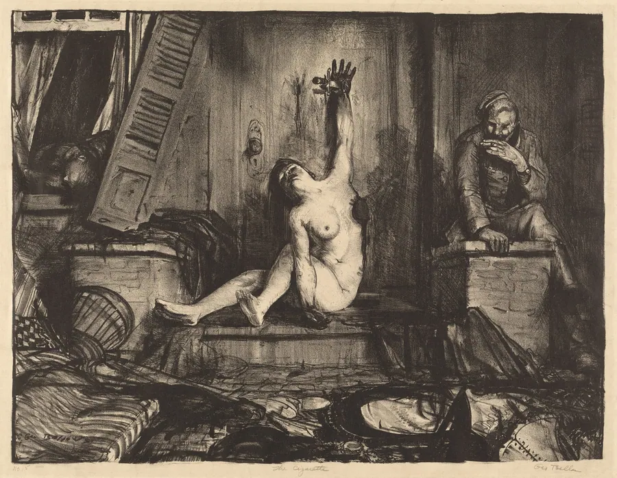 The Cigarette by George Bellows