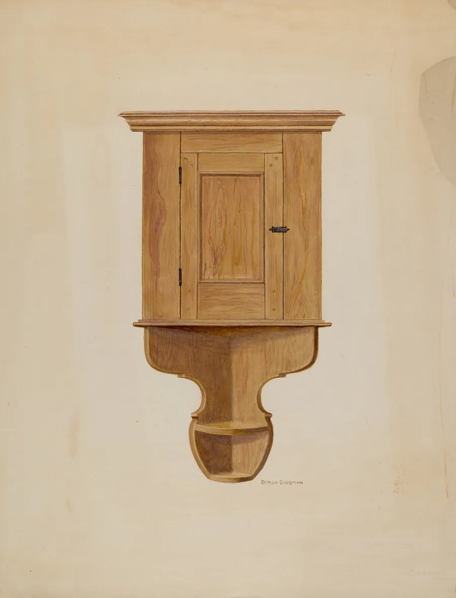 Corner Cupboard by Byron Dingman