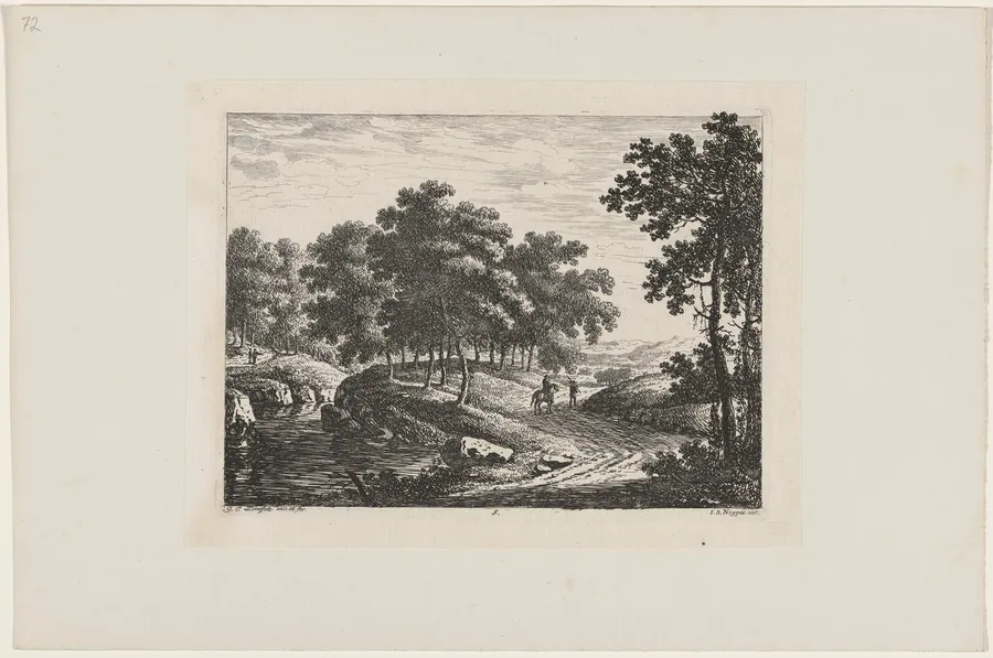 Rider on a Path by Johann Christoph Dietzsch