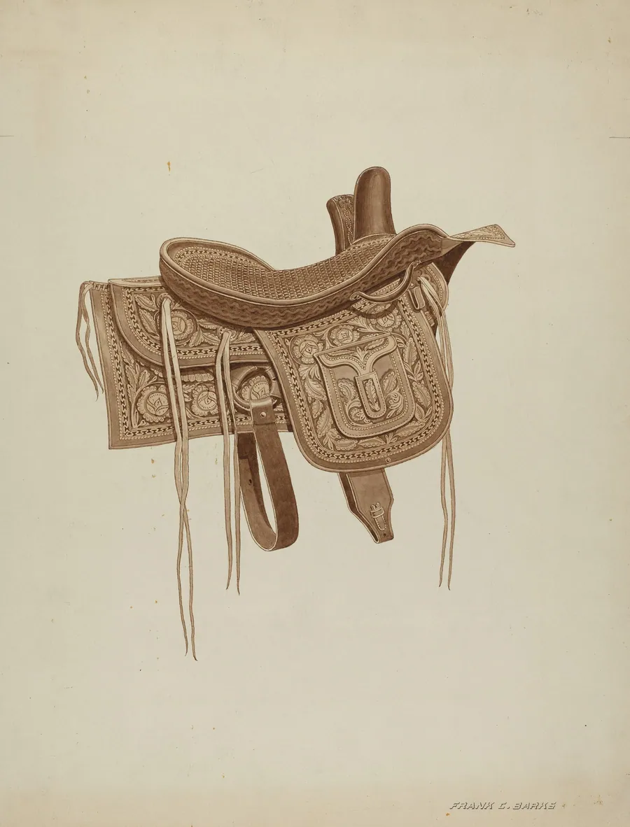 Side Saddle by Frank C. Barks