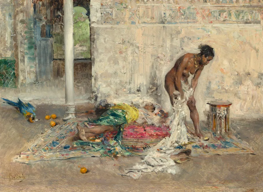 After the Bath by Giovanni Boldini