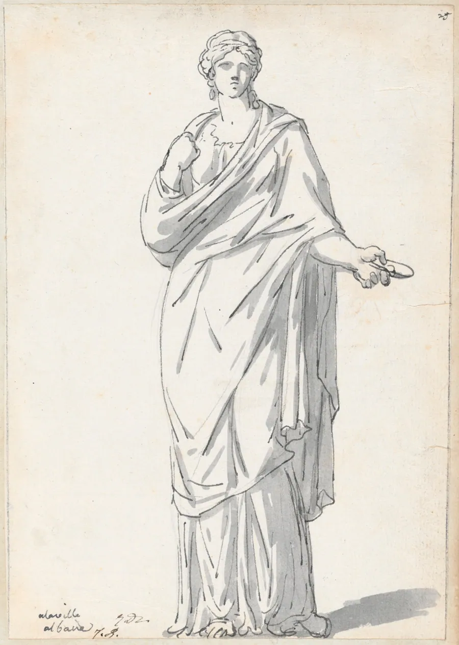 Woman from the Villa Albani by Jacques-Louis David