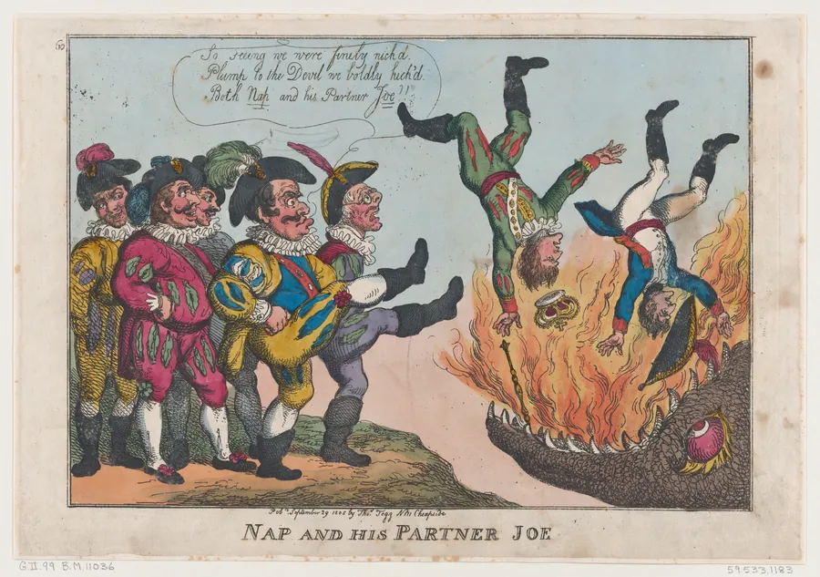 Nap and His Partner Joe by Thomas Rowlandson