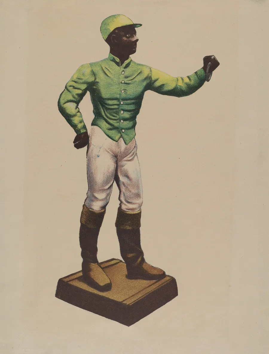 Jockey Hitching Post by American 20th Century