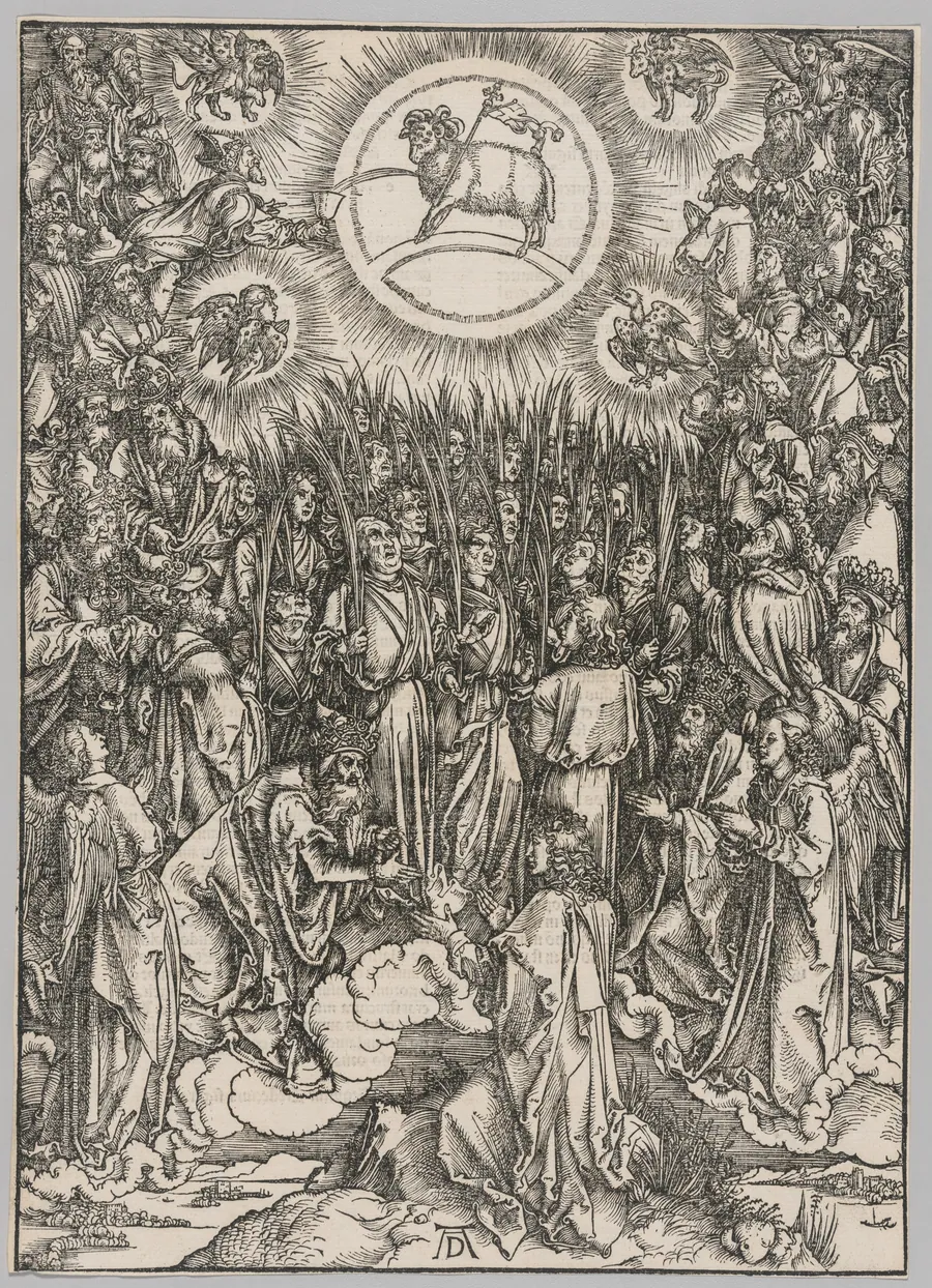 Apocalypse: The Adoration of the Lamb—The Hymn of the Chosen by Albrecht Dürer