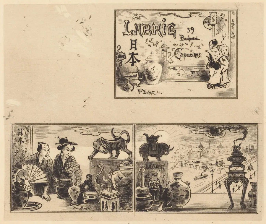 Adresse de Labric by Félix-Hilaire Buhot