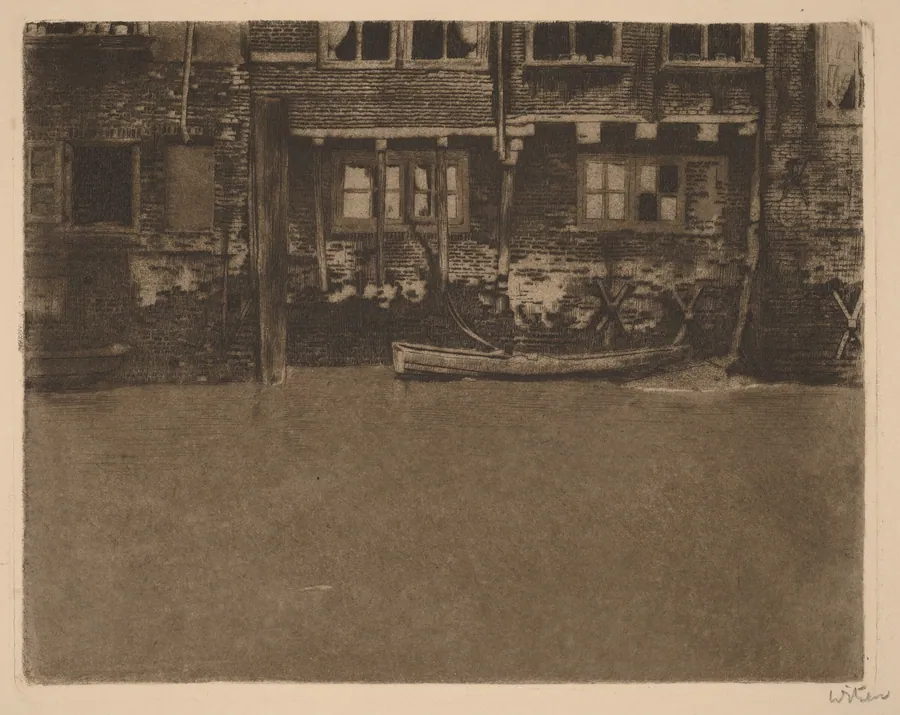 Voorstraatshaven, Dordrecht by Willem Arnold Witsen