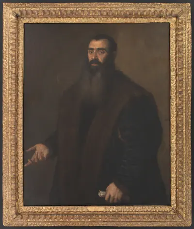 Portræt af købmanden og kunstsamleren Willibald Imhoff den ældre (1519-1580) fra Nürnberg